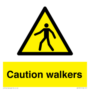 Caution walkers
